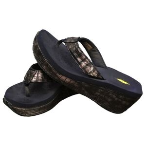 Volatile Wedge Flip Flops Sandals